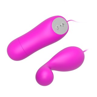 Mini wibrator Baile różowy silikonowy 12 funkcji zdalny