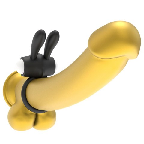 Pierścień wibracyjny Lovetoy silikonowy czarny 7.5 cm