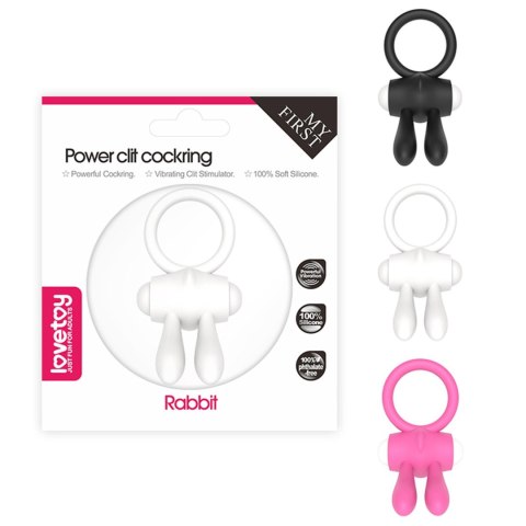 Pierścień wibracyjny Lovetoy silikonowy czarny 7.5 cm