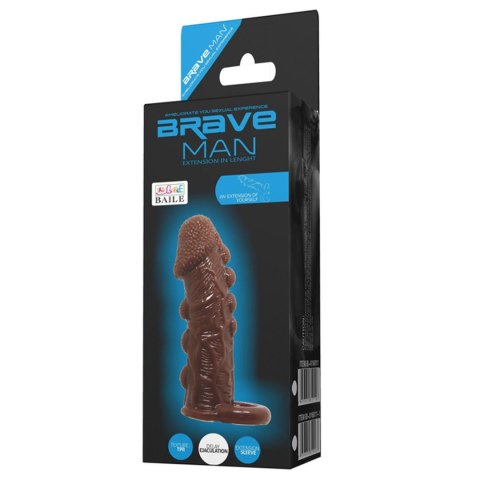 Przedłużka na penisa z ćwiekami Baile Brave Man