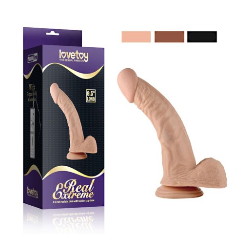 Realistyczny wibrator Lovetoy z przyssawką 22 cm