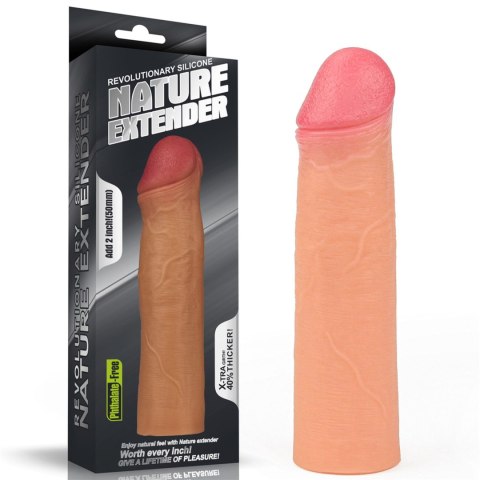 Rewolucyjna silikonowa przedłużka Nature Lovetoy 18 cm