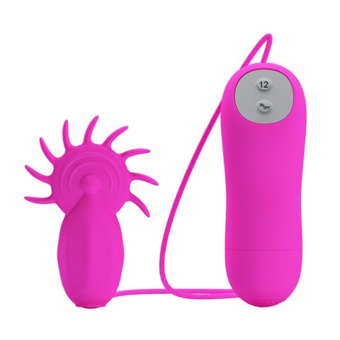 Stymulator łechtaczki Pretty Love Boris z języczkami silikonowy 12 trybów