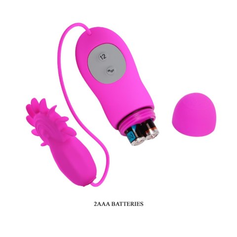 Stymulator łechtaczki Pretty Love Boris z języczkami silikonowy 12 trybów