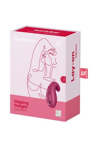Stymulator łechtaczki Satisfyer Dipping Delight berry USB