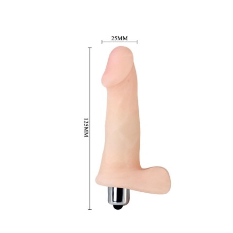 Wibrator realistyczny Baile Slick Pleasure kompaktowy gładki wodoodporny