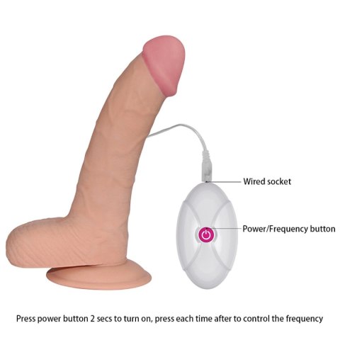 Wibrator realistyczny ultra miękki Lovetoy 20 cm