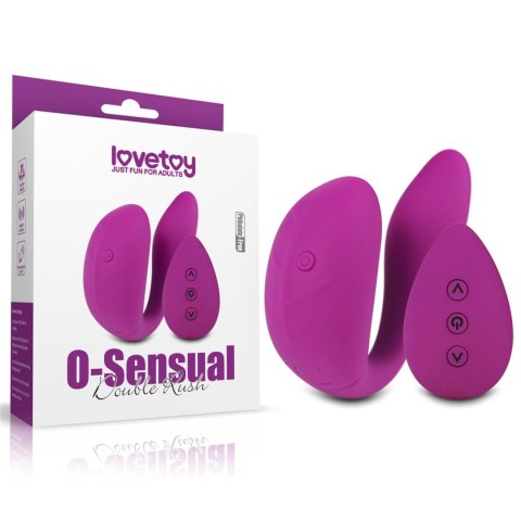 Wibrator silikonowy Lovetoy OSensual stymulator punktu G łechtaczki USB