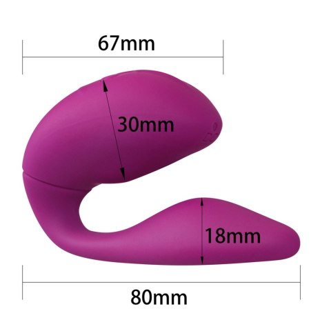 Wibrator silikonowy Lovetoy OSensual stymulator punktu G łechtaczki USB