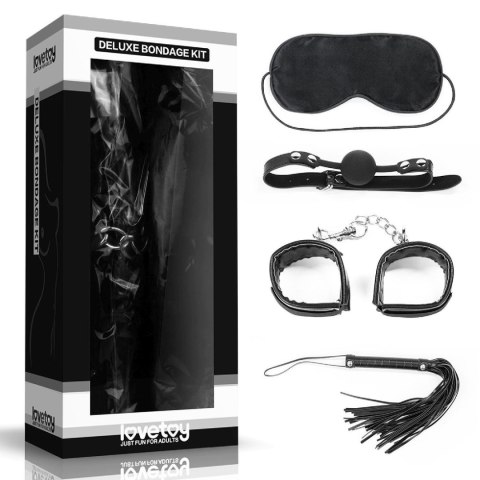 Zestaw Bondage Deluxe Lovetoy Czarny