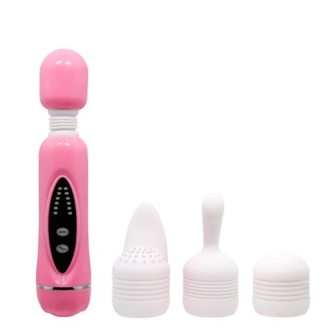 Magiczny masażer wibracyjny Baile 12 funkcji 3 nakładki