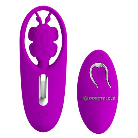 Stymulator łechtaczki Tańczący Motylek Pretty Love silikonowy z pilotem USB