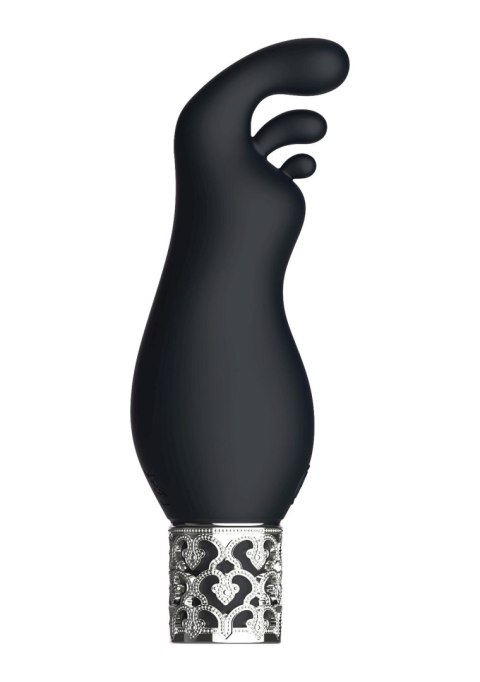 Stymulator łechtaczki silikonowy Royal Gems Exquisite czarny 12 cm