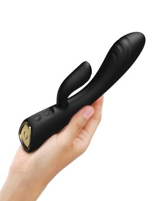 Wibrator króliczek Dorcel Flexi Rabbit elastyczny czarny 21 cm