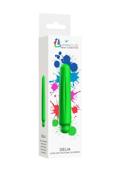 Wibrator pociskowy Luminous zielony 10 prędkości