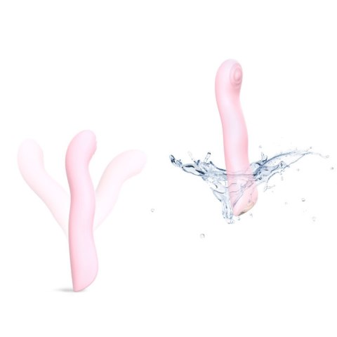 Wibrator punktu G potrójny SWAP Love to Love różowy 15 cm