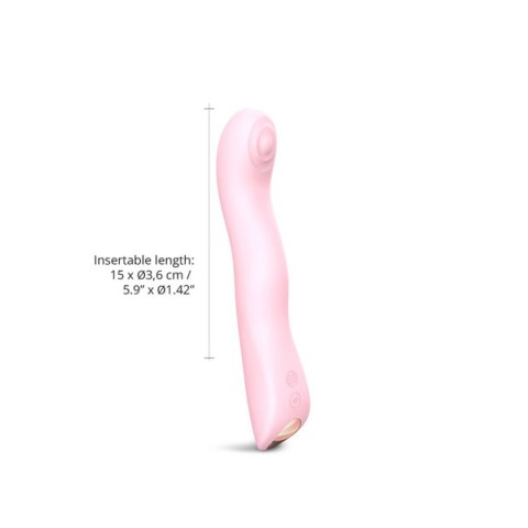 Wibrator punktu G potrójny SWAP Love to Love różowy 15 cm