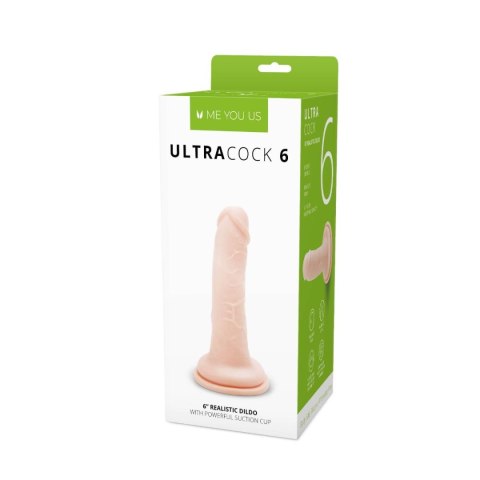 Dildo realistyczne Me You Us silikonowe cieliste 6 cali