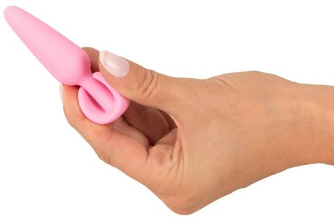 Korek analny Cuties Rose silikonowy 8,4 cm