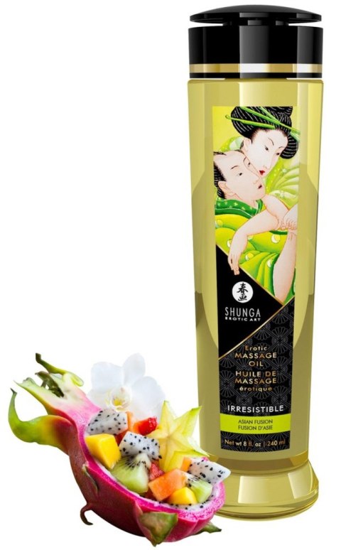 Luksusowy erotyczny olejek do masażu Shunga Irresistible Asian Fusion