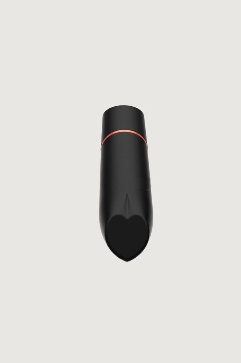 Mini wibrator Adrien Lastic Rocket czarny silikonowy USB 9 cm