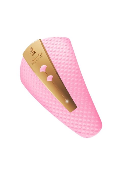 Stymulator łechtaczki Shunga Obi różowy silikonowy USB 11 cm