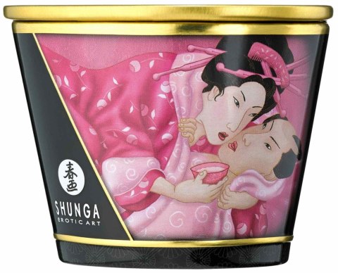 Świeca do masażu różana Shunga Aphrodisia