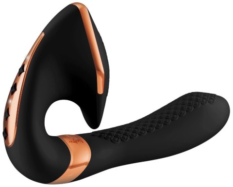 Wibrator Soyo Shunga czarny silikonowy USB