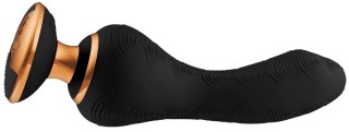 Wibrator punktu G Shunga Sanya silikonowy czarny USB 18 cm