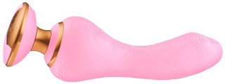 Wibrator punktu G Shunga Sanya silikonowy różowy USB 18,5 cm