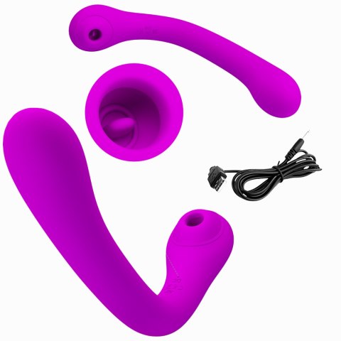 Wibrator ssący łechtaczki punkt G Pretty Love Alex USB