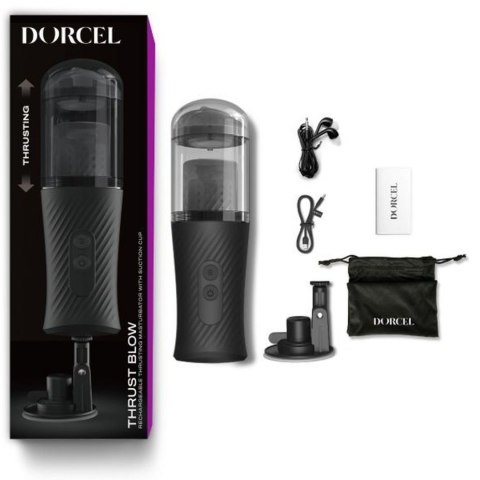 Automatyczny masturbator Thrust Blow Dorcel z przyssawką 15 cm USB
