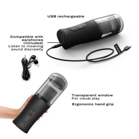 Automatyczny masturbator Thrust Blow Dorcel z przyssawką 15 cm USB
