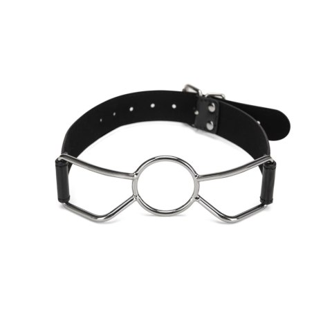 Knebel Me You Us Spider Gag czarny skóra PU