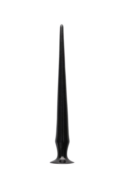 Kolczaste dildo analne Ouch 42 cm czarne