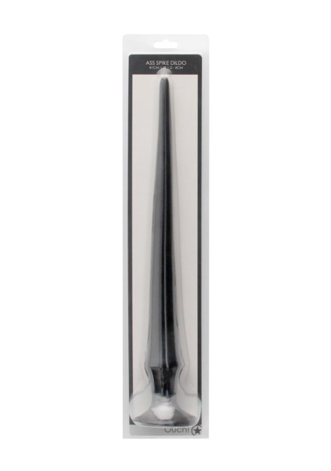 Kolczaste dildo analne Ouch 42 cm czarne
