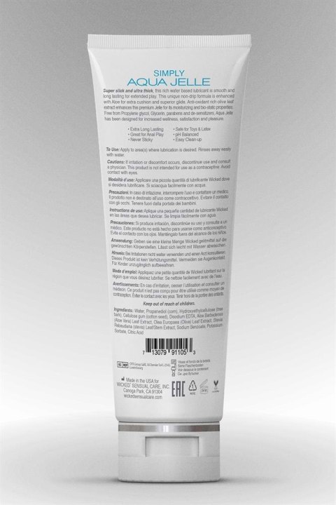 Lubrykant na bazie wody Wicked Simply Aqua Jelle 120 ml