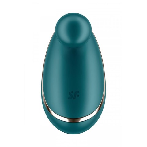 Stymulator łechtaczki mini silikonowy Satisfyer Spot On 1 zielony USB 7.5cm