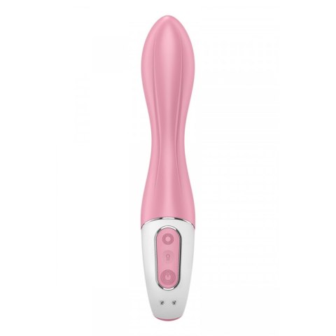 Wibrator nadmuchiwany Satisfyer Air Pump 2 jasnoczerwony USB 21 cm