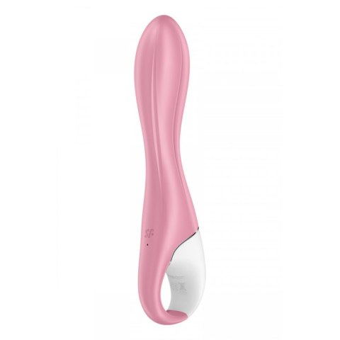 Wibrator nadmuchiwany Satisfyer Air Pump 2 jasnoczerwony USB 21 cm