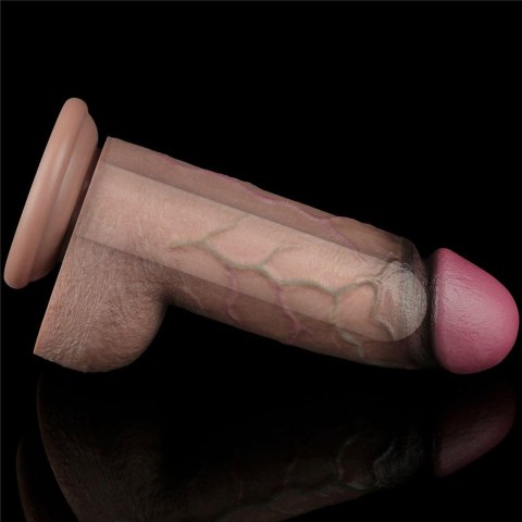 Dildo realistyczne dwuwarstwowe silikonowe Lovetoy 24 cm