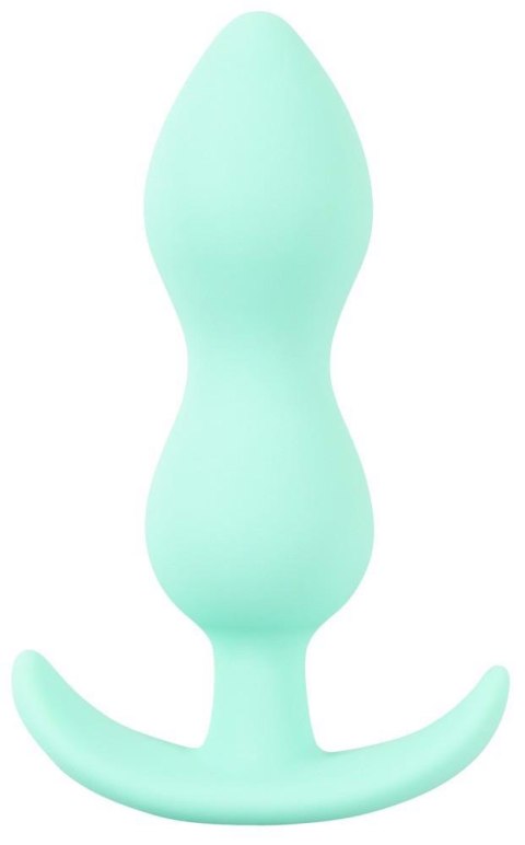 Korek analny mini silikonowy Cuties zielony 8 cm