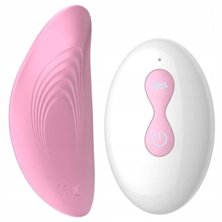 Mini wibrator z pilotem B Series Cute różowy USB