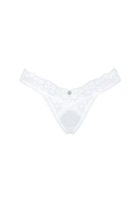 Stringi Obsessive Heavenlly koronkowe otwarte z zawieszką M/L