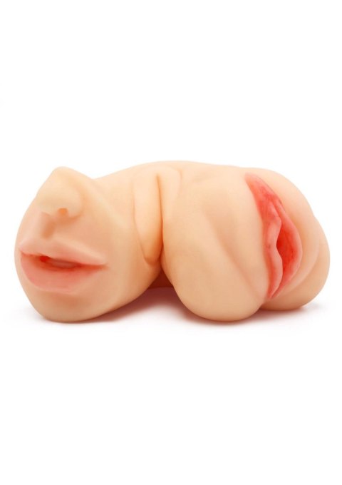 Ciasny odwracany masturbator wagina usta Hidden Desire jasna skóra 18 cm