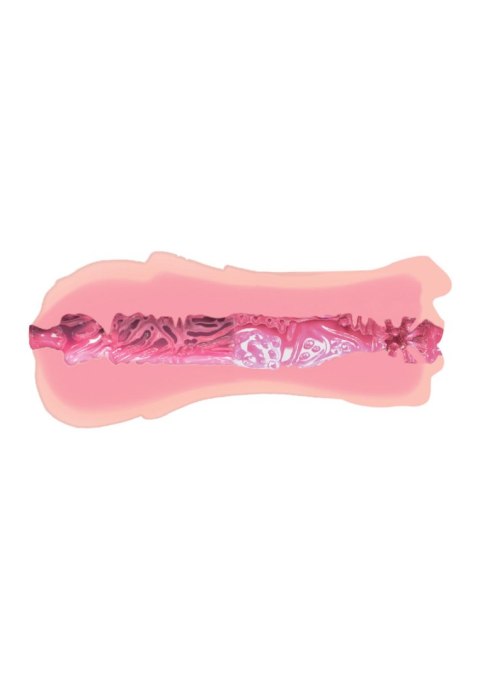 Ciasny odwracany masturbator wagina usta Hidden Desire jasna skóra 18 cm