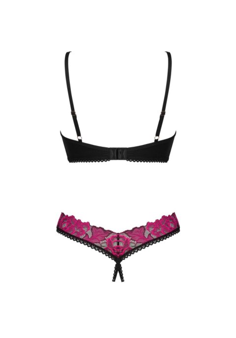 Komplet bielizny Rosenty otwarty Obsessive XL 2XL