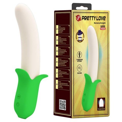 Wibrator silikonowy punktu G Pretty Love Banana Knight USB