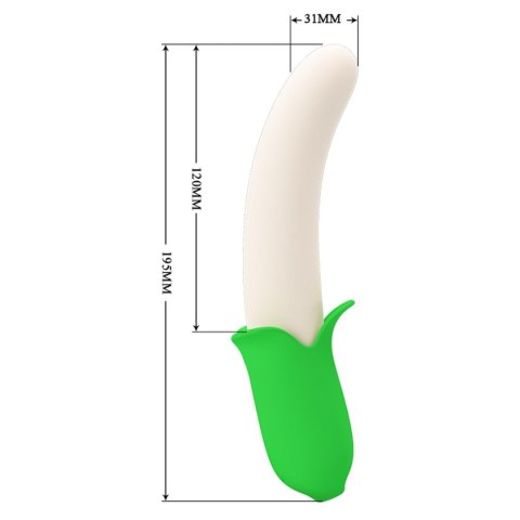 Wibrator silikonowy punktu G Pretty Love Banana Knight USB