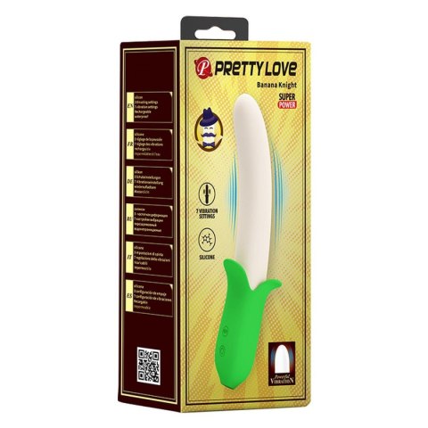 Wibrator silikonowy punktu G Pretty Love Banana Knight USB